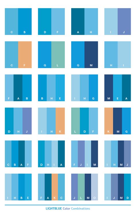 Light Blue Color Schemes Color Combinations Color Palettes For Print