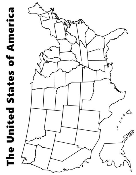 www.hellokids.com : Print page Map of the USA | United states map