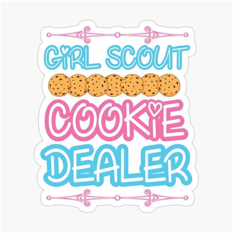 Girl Scout Cookie Dealer Sticker By Theinkelephant Girl Scouts Girl