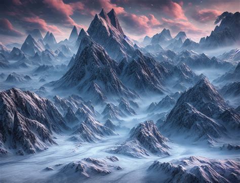 Ice Mountain Scenery Background Wallpapers Mountain Ice Background