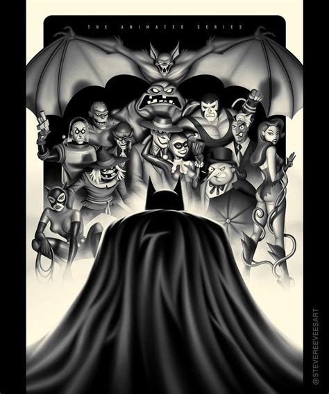Awesome Batman The Animated Series Artwork By Steven Reeves Art