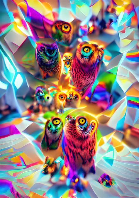 Many Owls Ai Generated Artwork Nightcafe Creator