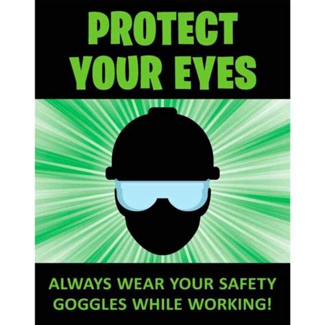Safety Poster Protect Your Eyes Visual Workplace Inc