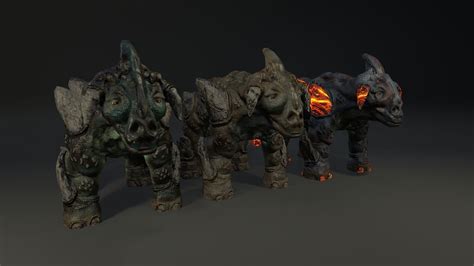 Beast 3d Asset Animated Cgtrader