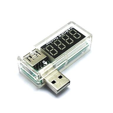 Small size, no power, and other ancillary equipment, plug and play also detect usb charger output voltage and current are standard suitable for factories, laboratory and users. USB Charging Current / Voltage Tester Detector USB ...