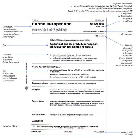 Exemple de lettre norme afnor. lettre type norme afnor - Les lettres types