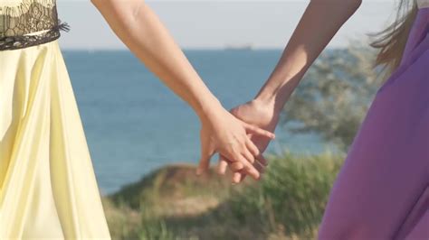 Girls Holding Hands Stock Video Motion Array