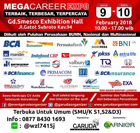 Mega Career Expo Jakarta - February 2018 | Latest News Manufacturing