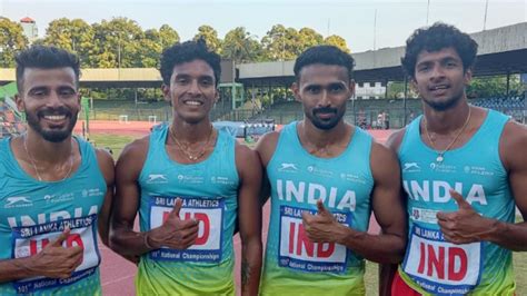 Sri Lanka Athletics National Championship India Finish Campaign With