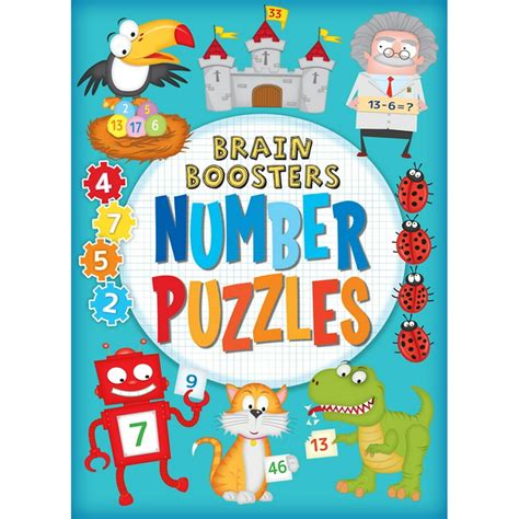 Brain Boosters Brain Boosters Number Puzzles Paperback Walmart