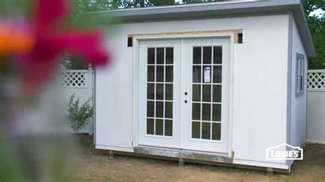Or, if you have steel doors you can do like i did and purchase magnetic curtain rods. How to Install French Doors in a Shed - Real Good DIY Ideas