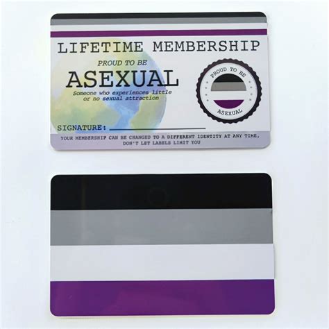 asexual pride lgbt identity card cocacc