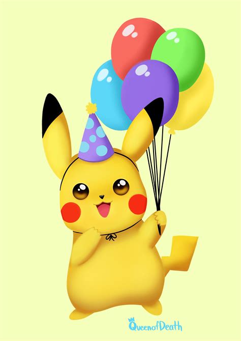 Birthday Pikachu Birthday Pikachu Pokemon Birthday Card Pokemon