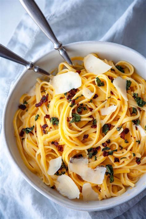 Creamy Butternut Squash Pasta With Bacon And Crispy Sage The Ultimate