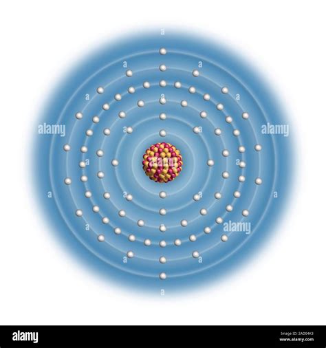 Mercurio Hg Diagrama De La Composición Nuclear Y Configuración De
