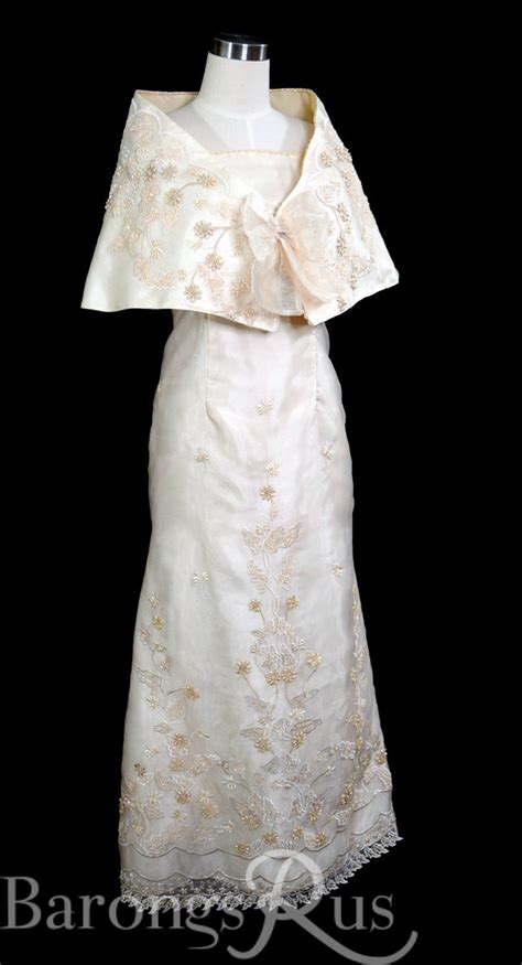 Filipiniana Gown Modern Filipiniana Dress Filipiniana