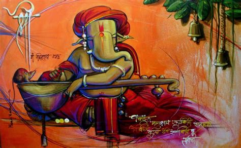 24×36 Rs 9800 2 In 2019 Lord Ganesha Paintings Ganesha Painting