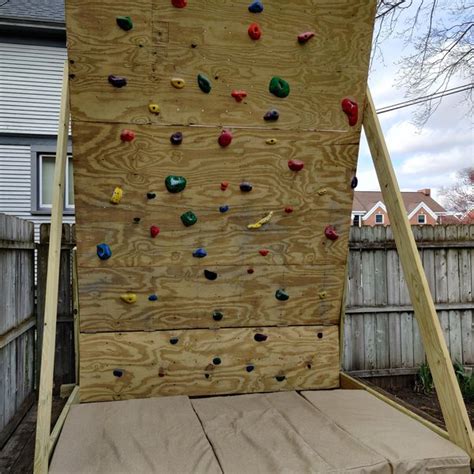 Backyard Woody Climbing Wall