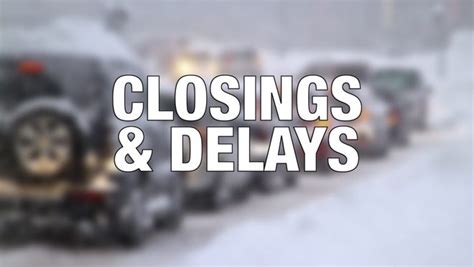 Snow Cancellations Delays