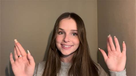 repost asmr with long nails hand movements resting your intuition whisper and mouth sounds