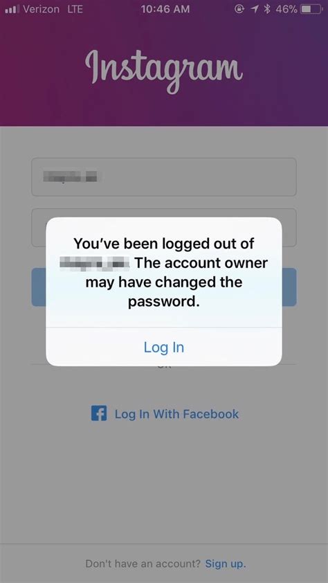 Instagram The Account Owner May Have Changed The Password Techlatest