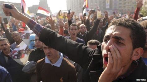 Egypt Police Clash With Islamists Two Dead Bbc News