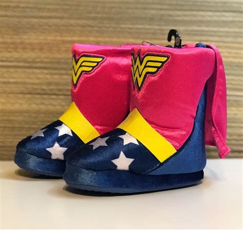 Wonder Woman Toddler Girls Slipper House Shoe 56 Toddler Girl Boots