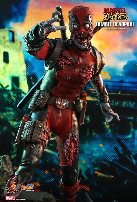 Zombie Deadpool 12 Articulated Figure At Mighty Ape Nz