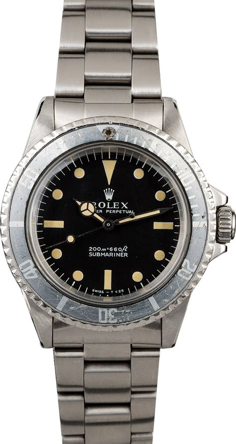 Buy Vintage Rolex Submariner 5513 Bobs Watches Sku