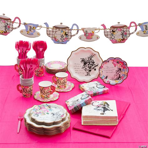 Talking Tables Truly Alice Party Tableware Kit For 24 Guests Oriental