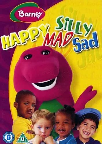 Barney Happy Mad Silly Sad 2000 Dvd Fast Free Uk Postage