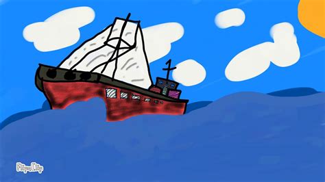 Animasi Kapal Laut Ombak Flipaclip Youtube
