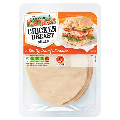 Bernard Matthews Chicken Breast 5 Slices 100g | Chicken & Turkey ...