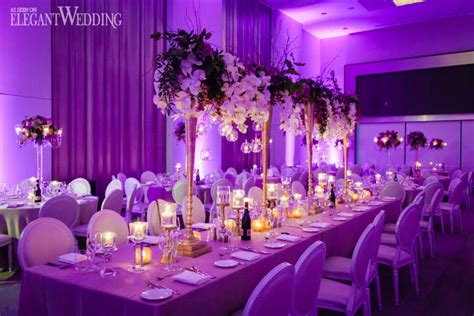 They can be found in flairnecessities on www.etsy.com. Glamorous Gold & Purple Wedding Theme | ElegantWedding.ca