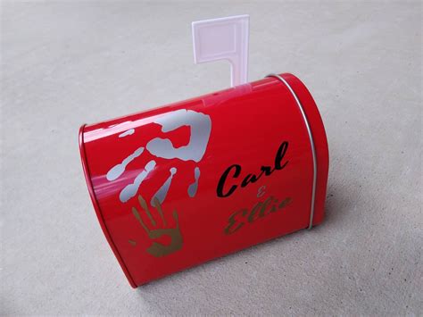 Up Inspired Carl And Ellie Mailbox Tin Trinket Jewelry Box Etsy