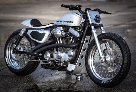 A machine with bobber details like the. Official Sportster Cafe Racer Picture Thread - Page 51 ...