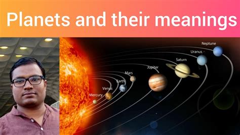 Planets And Their Meanings Youtube