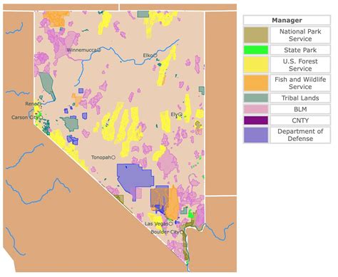 Interactive Map Of Nevada Parks