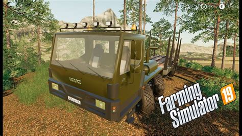 Mods Farming Simulator19 Fs19 Logging 8x8 V10 КраЗ Youtube