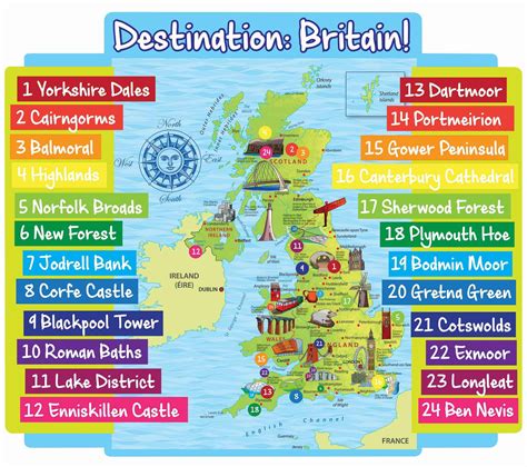 Destination Britain Map