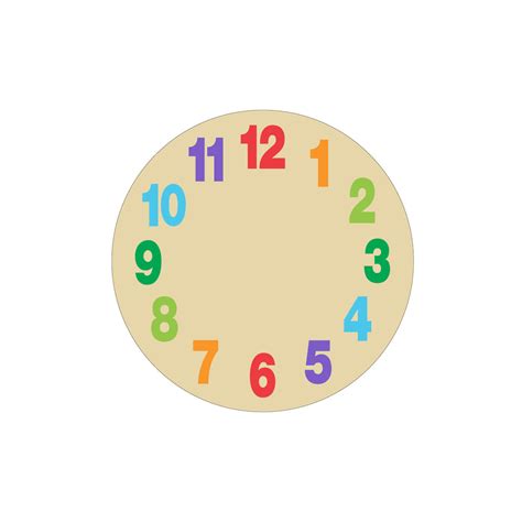 Printable Clock With Hands