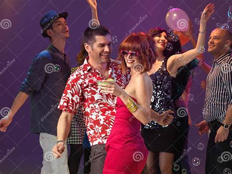 Couple Dancing Flirting In Night Club Stock Image Image Of Club Beautiful 27161105