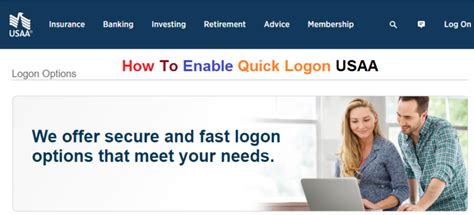 How To Enable Quick Logon Usaa › Insurance Diaries