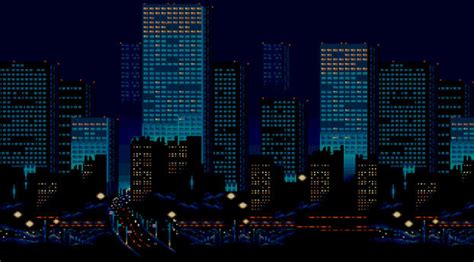 3840x2160 Resolution City Buildings Lights 8 Bit 4k Wallpaper