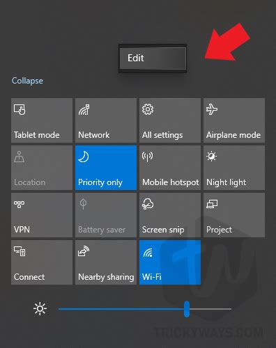 Action Center And Select The Bluetooth Icon