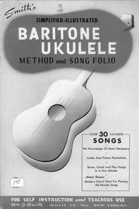 You can find any baritone instrument music sheet right here. Baritone Ukulele Self Instructor Index and Start Page