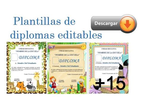 Plantillas De Diplomas Gratis Editables En Word Ayuda Docente 810