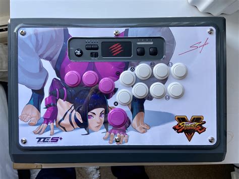 Madcatz Tes Juri Hitbox Art By Sanefox And Stock Pcb W Jasens