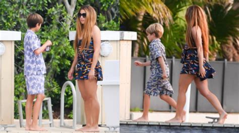 Así Luce Shakira En Miami Con Sus Dos Hijos Milan Y Sasha