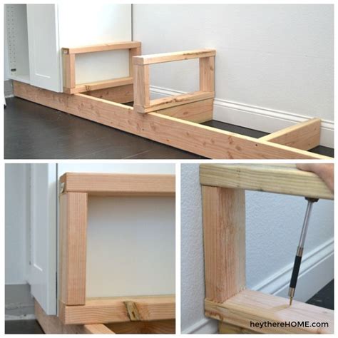 Doors below a window seat and above a vanity, drawers and. How to Build Built-Ins with a Bench Seat | Diy window seat, Bookshelves built in, Bedroom built ins